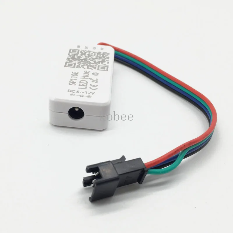 DC5 24V SP110E Bluetooth пикселей светильник контроллер с помощью smart phone APP для WS2812B SK6812 LPD8806
