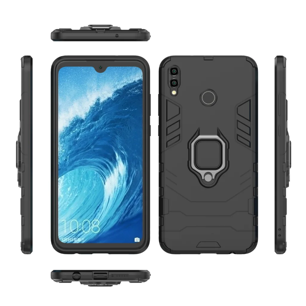 Чехол для Huawei Honor 8X Max с магнитным кольцом на палец защитный чехол жесткий бампер