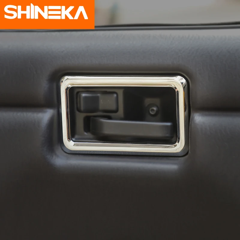 SHINEKA 2 шт. ABS Автомобильная внутренняя дверная ручка крышка чаши Отделка