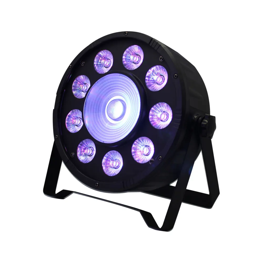 4 шт/RGB 3in1 9X10W светодиодный PAR Светильник + 30W COB прожектор диско светильник s