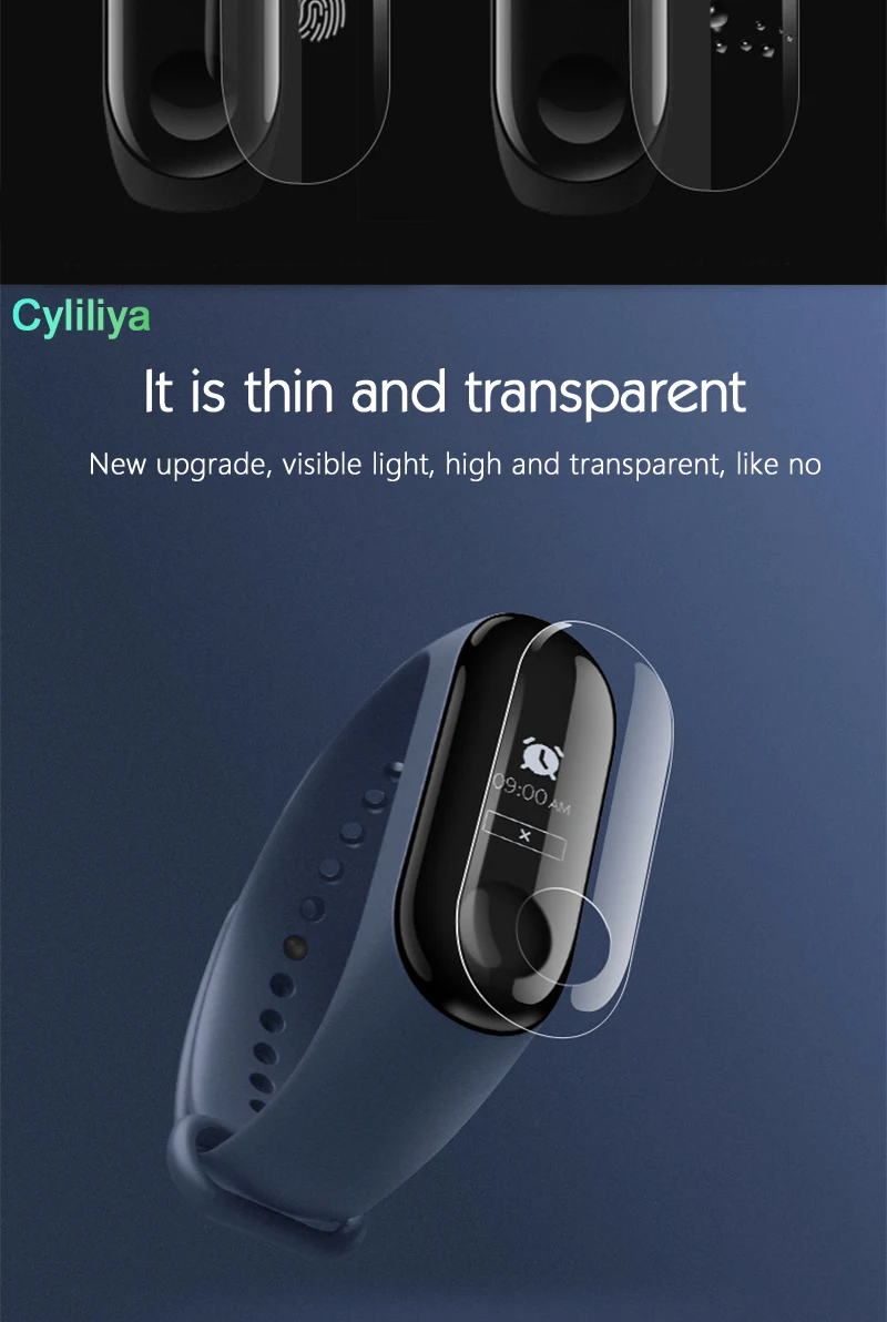 Защитная пленка для экрана из ТПУ Для Xiaomi Mi Band 3 2|Защитные стёкла и плёнки