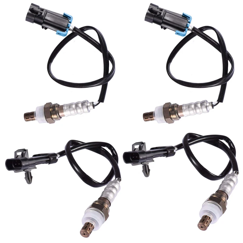 4x O2 кислорода Сенсор вверх и вниз по течению Fit 1996 1998 Chevrolet C1500 K1500 1997 GMC Sierra k1500 234