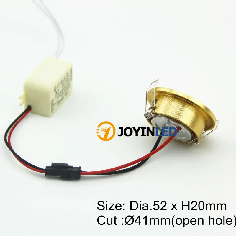 Регулируемая Мини-светодиодная лампа 3 Вт золотистая/Серебристая/белая/черная 10