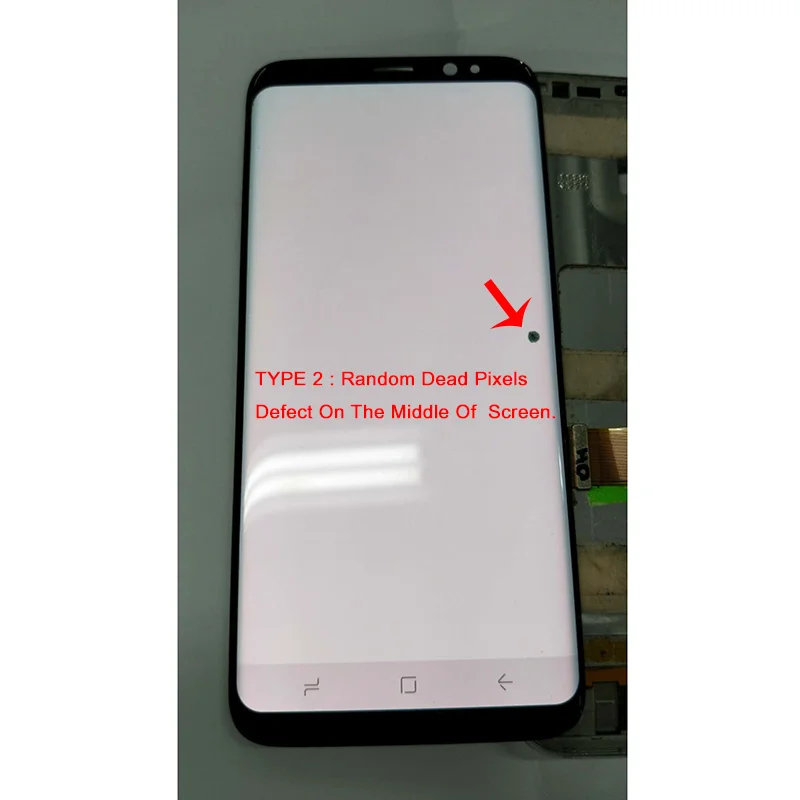 Супер AMOLED для Samsung Galaxy S8/S8 + Plus G950f G955f ЖК-дисплей и сенсорный экран дигитайзер с