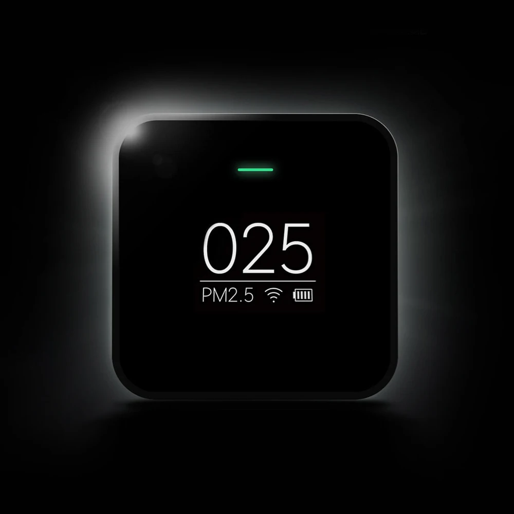 Xiaomi умный монитор качества воздуха PM2.5 детектор для дома oled-дисплей для Xiaomi очиститель воздуха для здоровья приложение управления