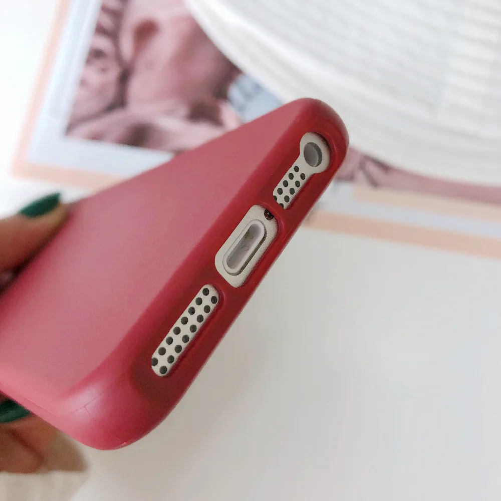 Модный матовый чехол из ТПУ ярких цветов для iPhone 5 роскошный мягкий силиконовый SE