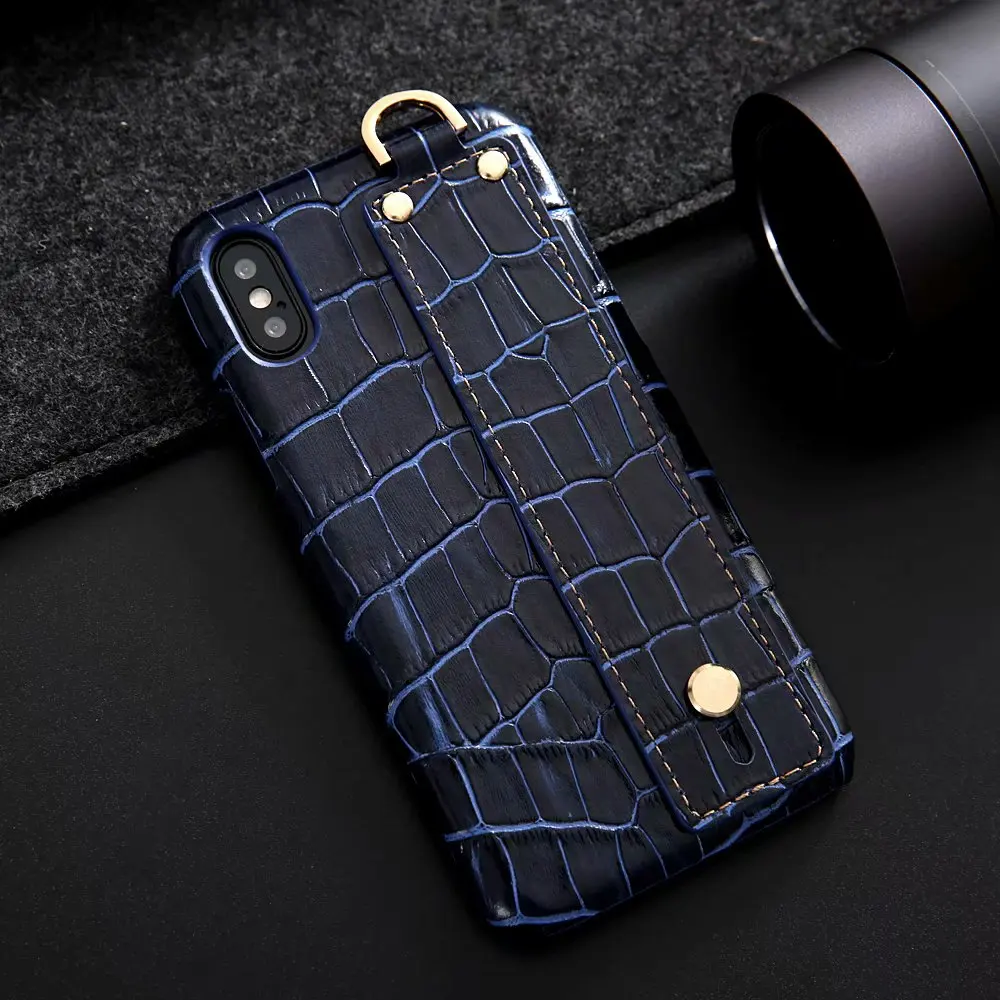 Чехол RedKoi из натуральной кожи для iPhone X XS MAX XR роскошный кожаный чехол-подставка с