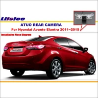 car rear view camera for hyundai avante elantra 2011 2015 rear view hd ccd rca ntst pal reverse hole cam