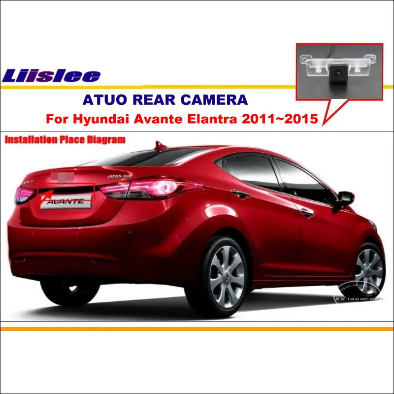 Liislee Автомобильная камера для Hyundai Avante Elantra 2011 ~ 2015/камера заднего вида HD CCD RCA NTST