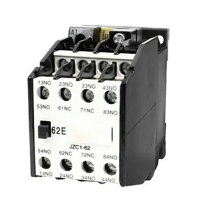 Contator ac tipo Relé 110v 50hz Tensão de Bobina 3-fase 6no Mais 2nc Jzc162