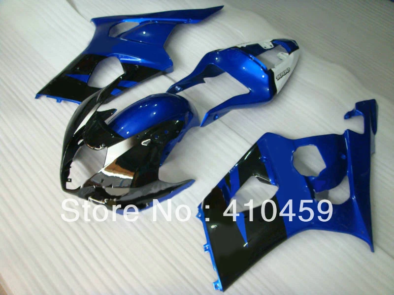 Набор обтекателей для SUZUKI GSXR1000 GSX R1000 GSXR 1000 K3 03 04 2003 2004 синий черный гоночный