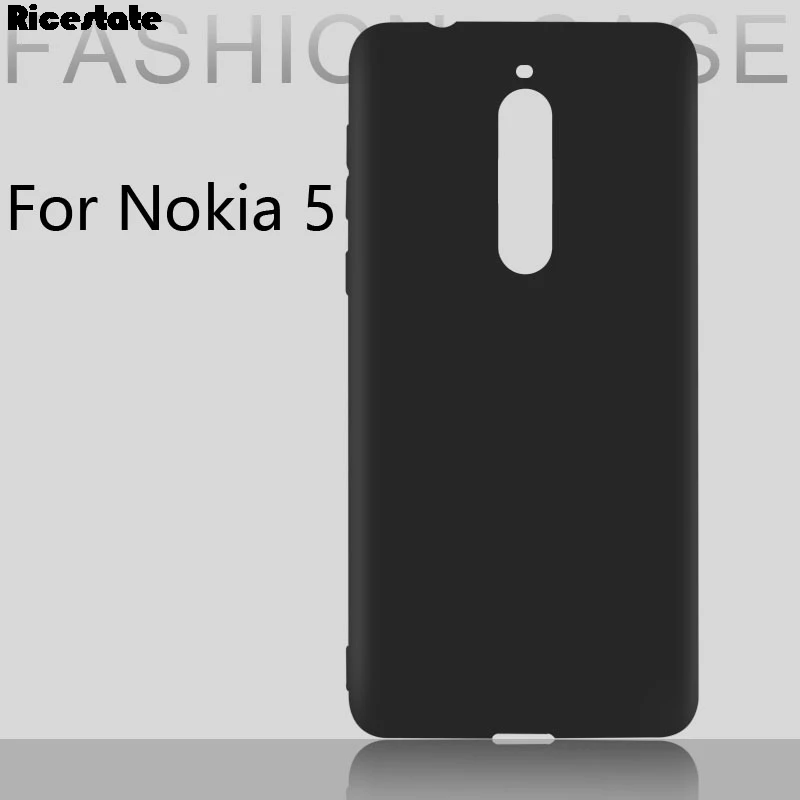 Матовый Силиконовый ТПУ мягкий чехол Ricestate для Nokia 1 2 3 5 6 8 X5 X6 7 Plus 2018 однотонный