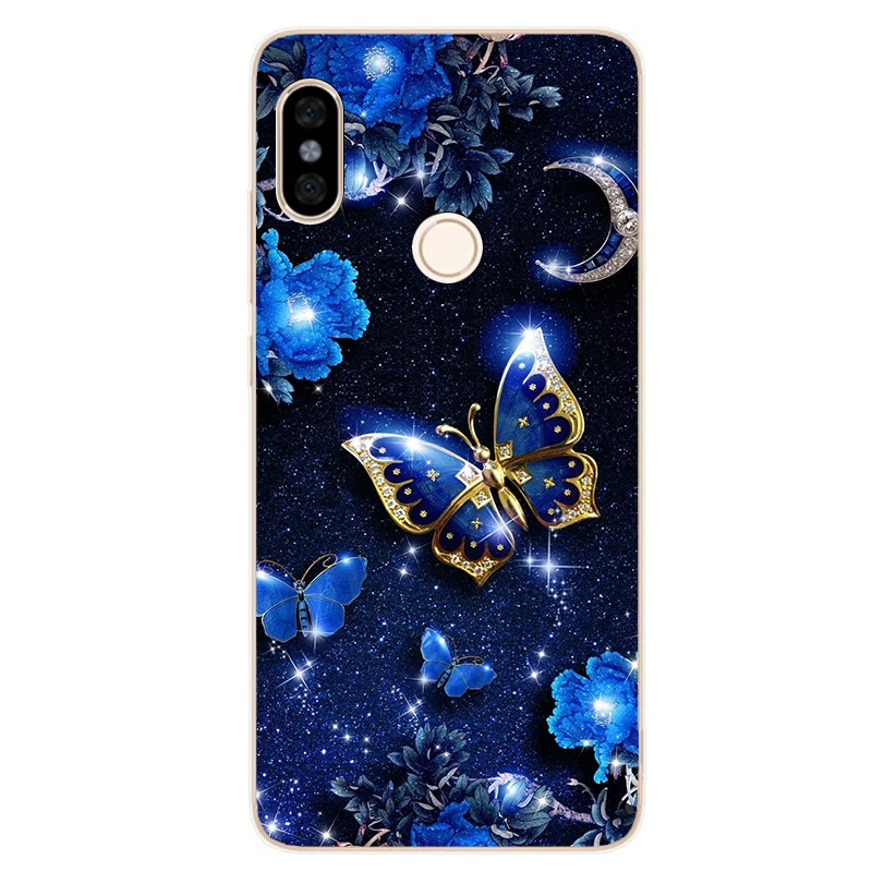 Soft Silicone Cases For Redmi Note 5 Case 5.99' Printed Cute Cover Phone for Xiaomi Xiomi note note5 pro Back |