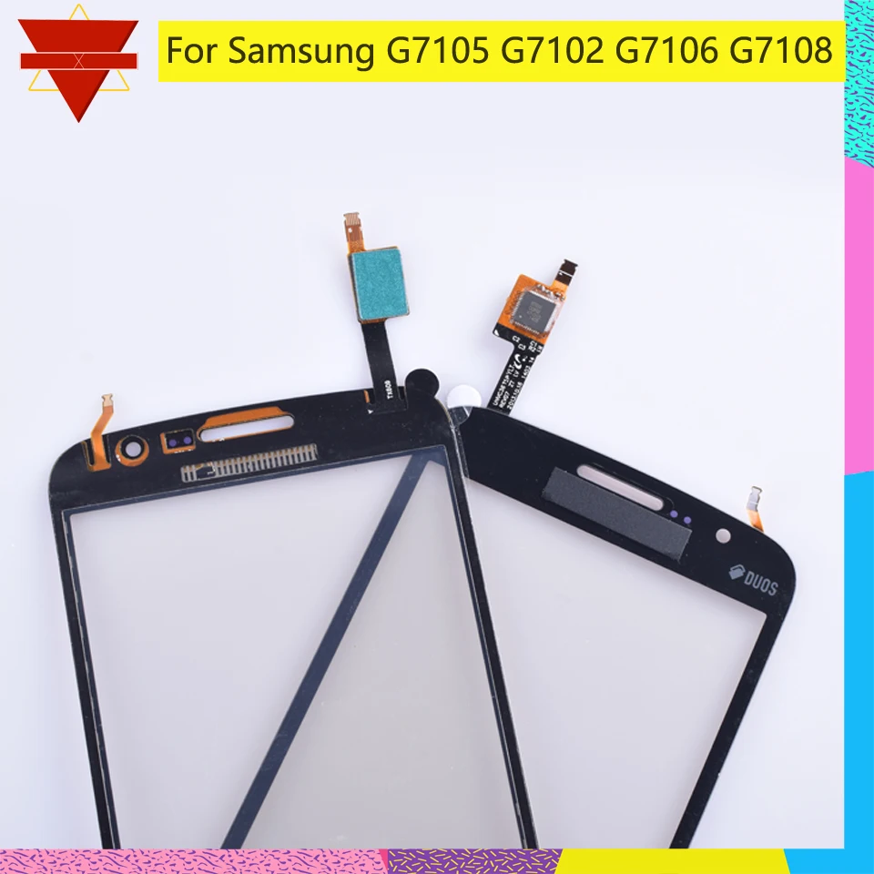 50 шт./лот для samsung Galaxy Grand 2 G7102 G7105 G7106 G7108 сенсорная панель дигитайзер передняя