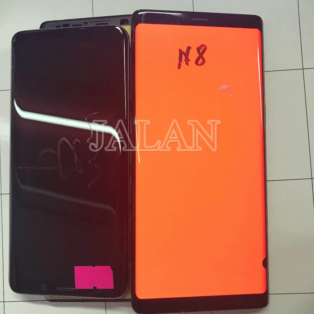 ЖК-дисплей с рамкой для телефона Galaxy note 8 может служить в качестве дисплея Сенсорный экран Замена установка, ремонт с мелкий горошек и touch рабочих