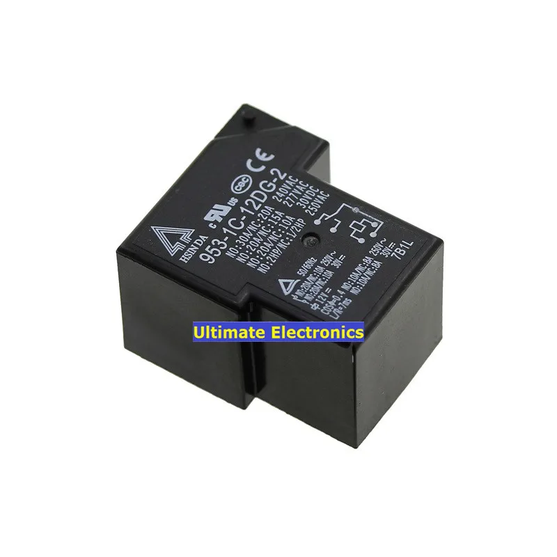 5 шт. 953 1C 12DG 2 DC12V 20A открытое и закрытое t90 Оригинальное реле | Отзывы и видеообзор