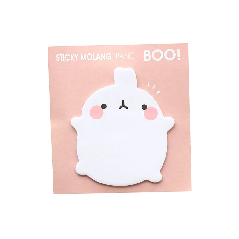 Корейская Милая креативная Удобная наклейка с кроликом заметка многократно