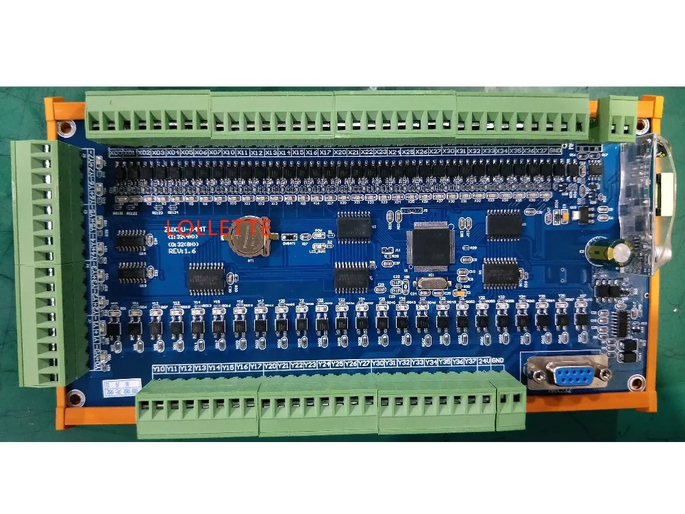 FX3U-64MT LE3U-64MT 8 высокой Скорость 100 кГц RS485 modbus RTU plc контроллер автоматизации управления plc системы