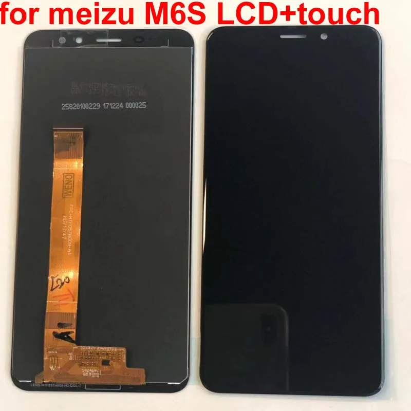 Первоначально для Meizu M6s S6 mblu S6 ЖК-дисплей Дисплей Замена+ Сенсорный экран планшета черно-белый цвет M712H M712Q