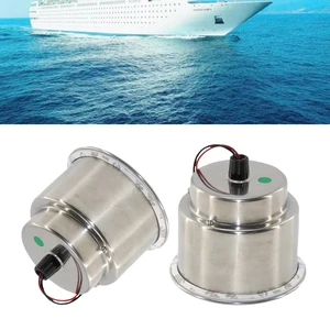 JEAZEA 2 шт. 12 В синий 8 светодиодов автомобиль грузовик RV Морской Кемпер лодка встраиваемый стакан из нержавеющей стали держатель для напитков аксессуары