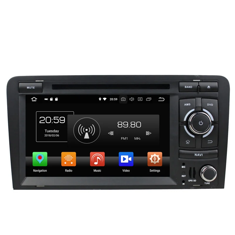 NaviTopia 4G Оперативная память 64G Встроенная 8 Core автомобильный gps навигации для Audi A3
