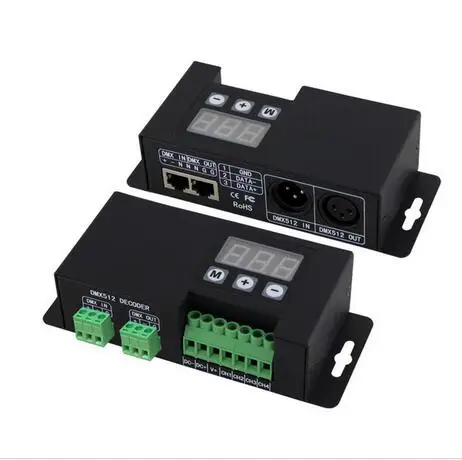 

BC-854 dc12-24v 4channel rgbw dmx512 power decoder