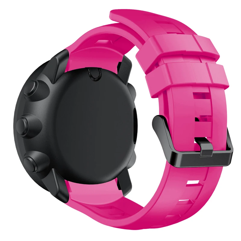 Ремешок для Suunto Ambit 3 вертикальный, 24 мм мягкий силиконовый сменный Браслет для Suunto Traverse Alpha Spartan