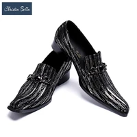christia bella italian mens shoes genuine leather men dress shoes slip on luxury business wedding formal shoes prom oxford shoes