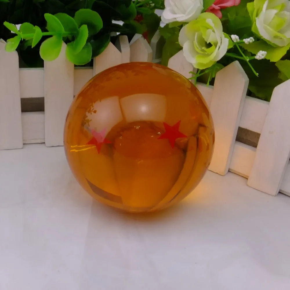 Оригинальная коробка 76 мм Dragon Ball Z хрустальные шары фигурку аниме 1 2 3 4 5 6 7 Star Dragonball