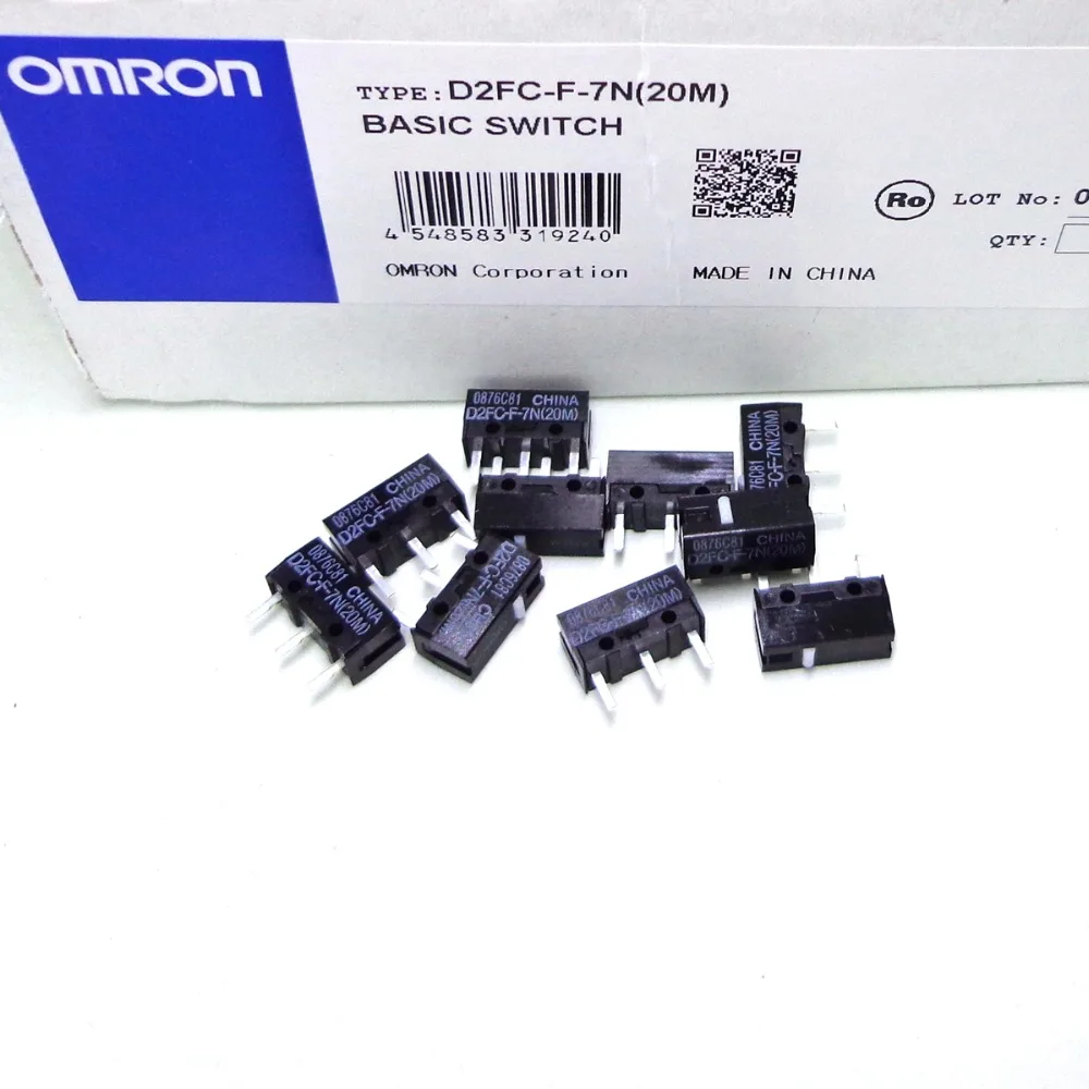 Мышь OMRON micro switch 1000 шт. 20 м новинка и оригинал|Выключатели| |