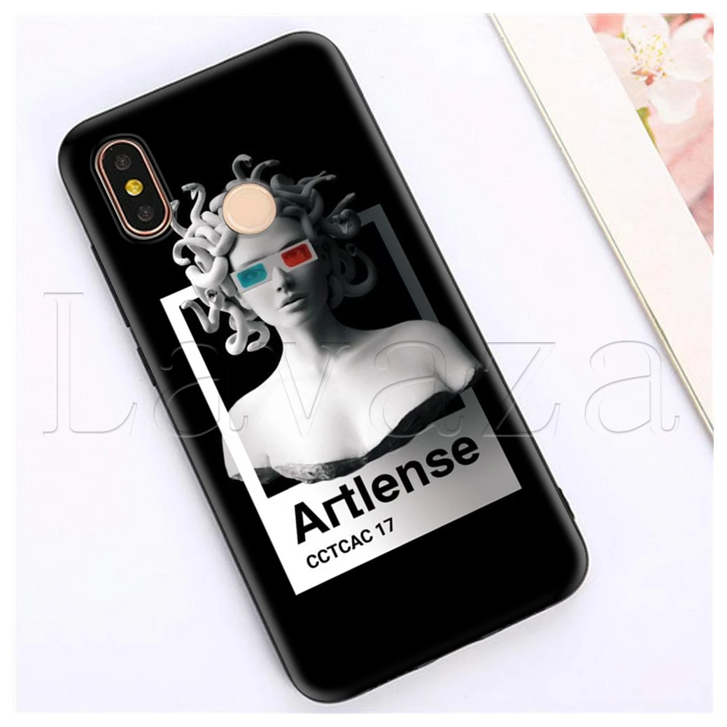 Силиконовый чехол Lavaza Medusa Vaporwave Glitch Art для Xiaomi Redmi Note 4 4X 4A 5 5A 6 6a 7 8 Pro Go Prime Plus |