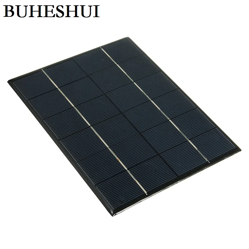 

BUHESHUI Wholesale 6V 5.2W Mini Solar Panels Solar Power 3.6V Battery Charge Solar Cell 210*165*3MM 10pcs/lot Free Shipping