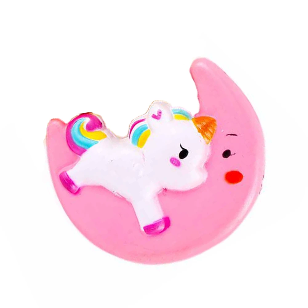

10cm Squeeze Cute Moon Horse Toy Scented Cream Slow Rising Decompression Antistress Squeeze Toy Wall Windows Decoration