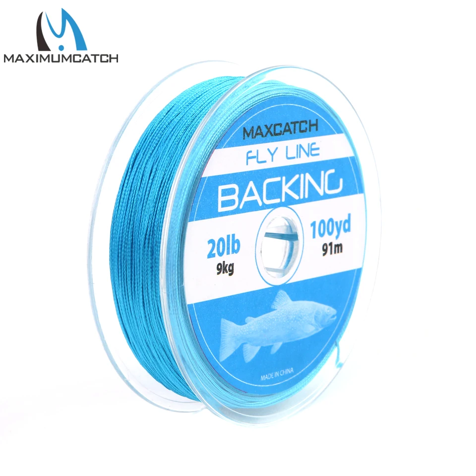 Maximumcatch Fly Line опорная линия 20LB 50/100/300 ярдов белый/оранжевый/желтый/плетеная летящая леска