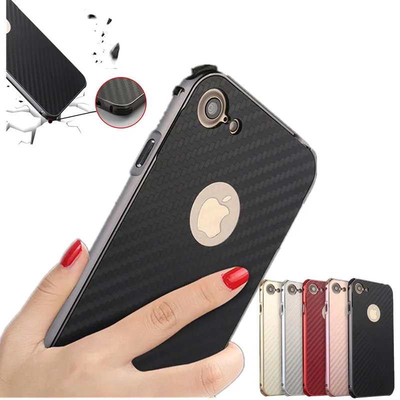 ZEALLION для iPhone 7 4 &quotРоскошная алюминиевая металлическая рамка + жесткий чехол из
