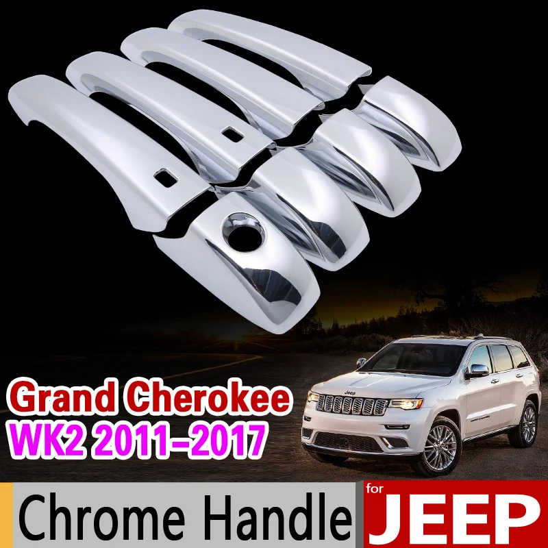 Хромированная накладка на ручку для JEEP Grand Cherokee WK2 2011 2017 2012 2013 2014 2015 2016