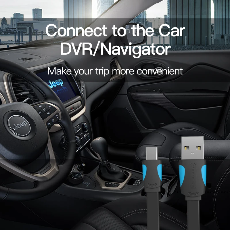 Vention Mini USB кабель к передачи данных для быстрой зарядки сотового телефона