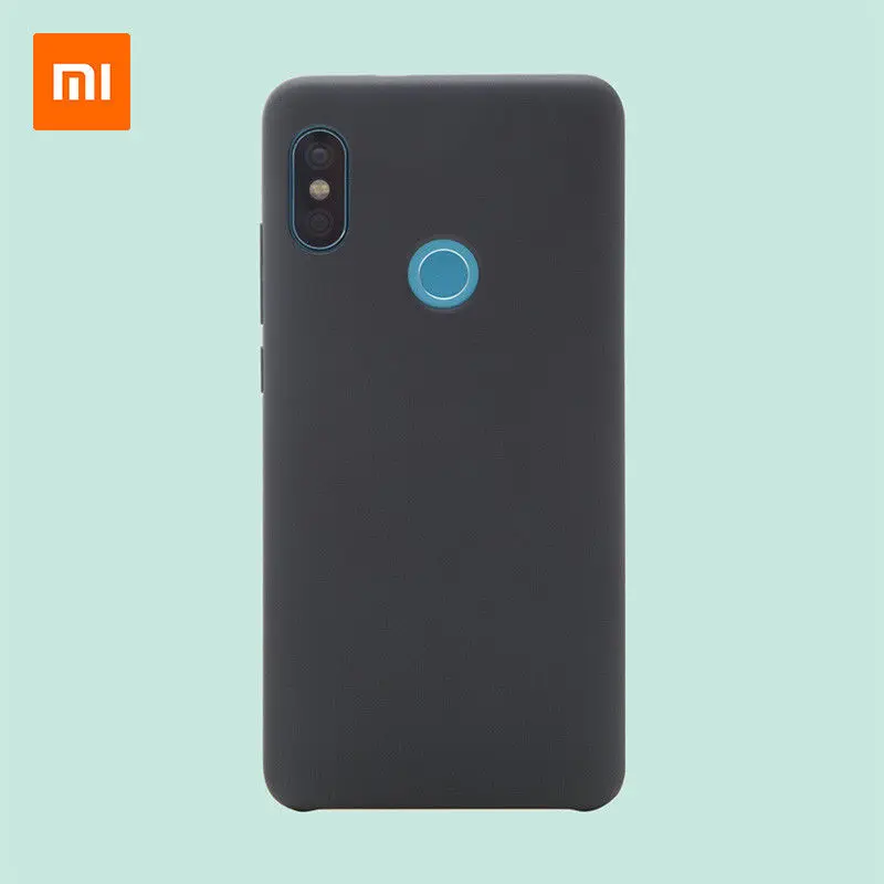 Официальный мягкий тонкий чехол-накладка для Xiaomi Redmi Note 5 Pro - Цвет: Black