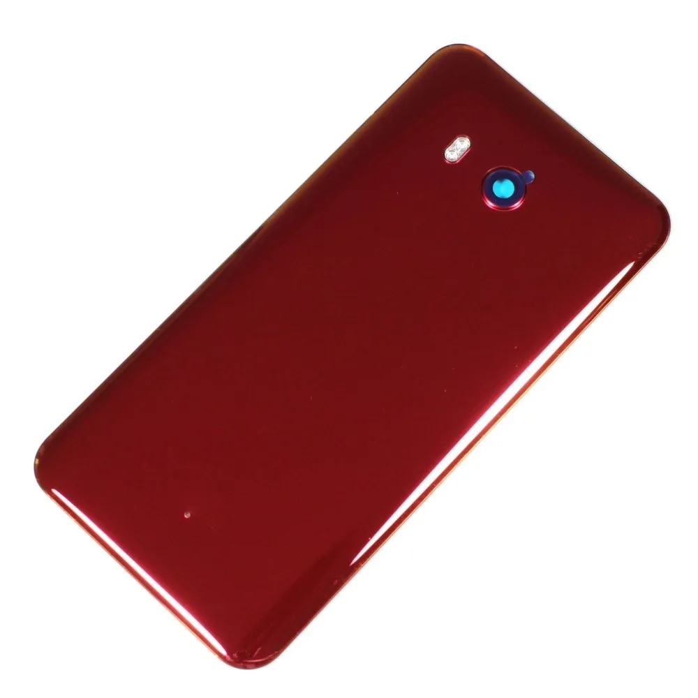Задняя крышка батарейного отсека чехол для htc U11 задняя дверная стеклянная панель