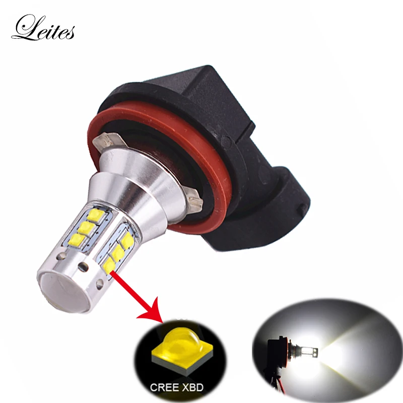 Комплект из 2 предметов высокого Мощность H8 H11 XBD 16SMD 80 Вт светодиодный лампы