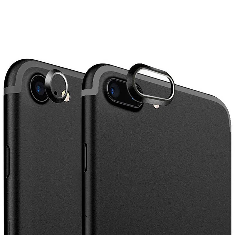 Защитная крышка для объектива мобильного телефона для iPhone X 7/8 Plus, защита для объективов камеры, бампер, кольцо для iPhone, задняя крышка для смартфона