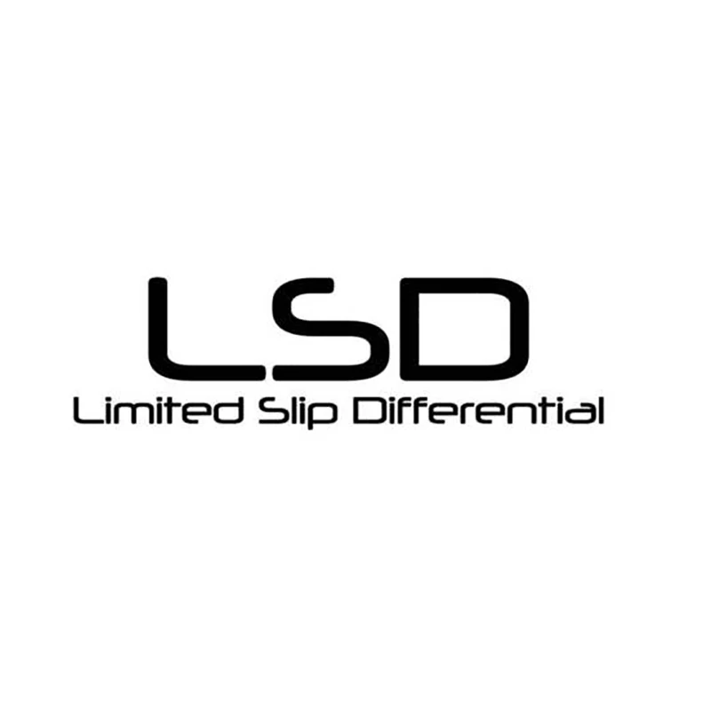 

17*5CM Limited Slip Differential Funny LSD Car Styling Drift Vinyl Decal Jdm Car Window Doors Bumper Car Stickers