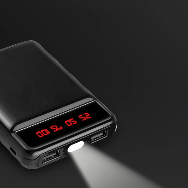 Power Bank 12000mAh Dual USB зарядное устройство для мобильного телефона Внешняя батарея Быстрая зарядка для iPhone Xiaomi портативное зарядное устройство мини банк питания
