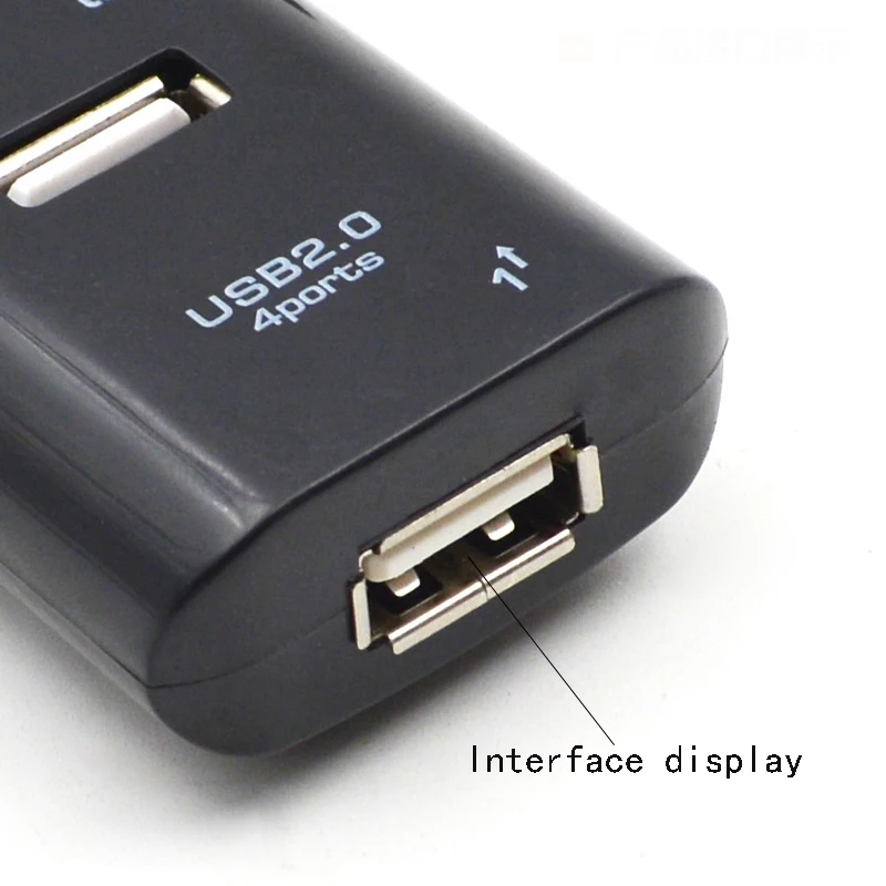 USB 2 0 высокоскоростной 4 порта сплиттер концентратор адаптер для ПК ноутбука