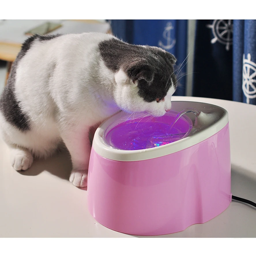 Светодиодный фонтан для домашних животных 2 л|Кормление собаки| |