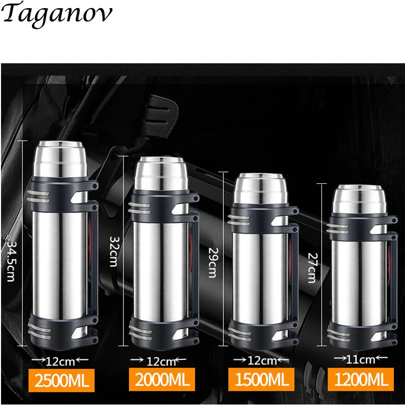 304 Stainless Steel Thermos Flask Large Capacity Mountain Climbing Tour Thermal Insulation Water Bottle Outdoor Travel Cup gifts