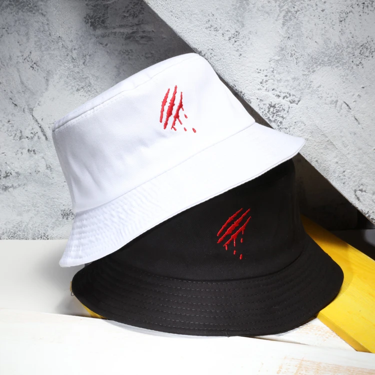 Tanworders унисекс Вышивка Вёдра Шапки осень 2017 г. Летняя шляпа для Для женщин мужчин