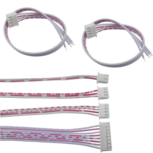 

100Pcs 40cm 11P 12P Single XH2.54 Header AWG26 Red White Wire Cable