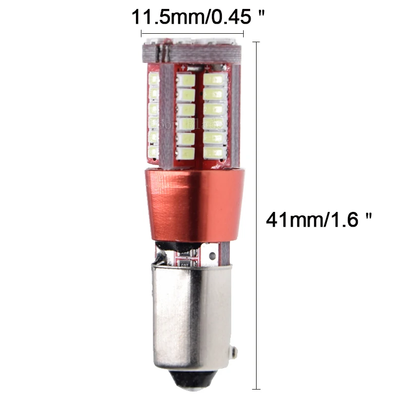 2 x H21W BAY9S светодиодный автомобиль 57SMD Габаритные огни номерного знака чтения хвост Купол Карта, сигнализирующий фонарь лампа Ледяной Синий и красный цвета Янтарный