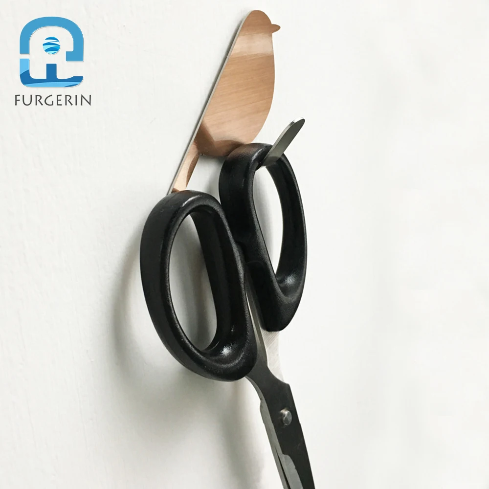 FURGERIN 2 шт. держатель для ключей настенный крючок для одежды для ванной комнаты вешалка для двери из нержавеющей стали полотенце птица дверной крючок Вешалка для ключей настенные крючки